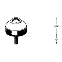 Can Am OTSP4230 Billes de manutention en acier