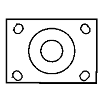 Total Locking Caster, Swivel with Brake, 6" (152.4 mm), Rubber, 450 lbs. (204 kg.)  MD777 | TENAQUIP