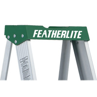 Featherlite 2408 Escabeaux commerciaux (s&eacute;rie 2400), 8', Aluminium, Capacit&eacute; 225 lb, Type 2