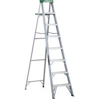 Featherlite 2408 Escabeaux commerciaux (s&eacute;rie 2400), 8', Aluminium, Capacit&eacute; 225 lb, Type 2