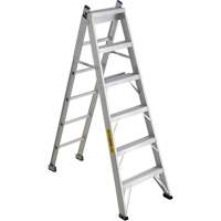 2700 Series Industrial Duty Multi-Way Ladders, 6', Aluminum, 250 lbs. Cap., ANSI 1, CSA 1  MF402 | TENAQUIP