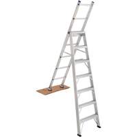 Featherlite 2707 2700 Series Industrial Duty Multi-Way Ladders, 7', Aluminum, 250 lbs. Cap., ANSI 1, CSA 1