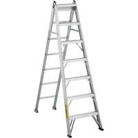 2700 Series Industrial Duty Multi-Way Ladders, 7', Aluminum, 250 lbs. Cap., ANSI 1, CSA 1  MF403 | TENAQUIP