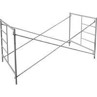 Metaltech M-MFS6030120 Scaffolding, Steel Frame, 120" D x 60" H