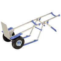 Vestil AMPC-500 Ergonomic Hand Truck, Combination Handle, Aluminum, 52" Height, 350 lbs. Capacity