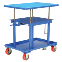Vestil MT-2436-HP Hydraulic Lift Table, 24" L x 36" W, Steel, 2000 lbs. Capacity
