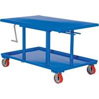 Vestil MT-3042-HP Post Lift Table, 42" L x 30" W, Steel, 2000 lbs. Capacity