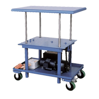 Vestil MT-2436-LP-DC Post Lift Table, Steel, 36"L x 24"W, 2000 lbs. Capacity