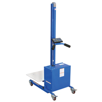 Vestil PEL-88S-D3 Quick Lift Platform Stacker, Electric Operated, 175 lbs. Capacity, 57" Max Lift