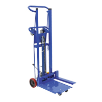 Vestil HYDRA-4-AF-18 Platform Lift Stacker, Foot Pump Operated, 750 lbs. Capacity, 52" Max Lift