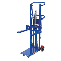 Vestil HYDRA-4-AF-18 Platform Lift Stacker, Foot Pump Operated, 750 lbs. Capacity, 52" Max Lift