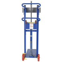 Hydra Lift Platform Stacker, Foot Pump Operated, 750 lbs. Capacity, 52" Max Lift  MF996 | TENAQUIP