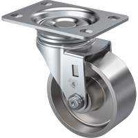 Algood S1933-A27D-SS Light-Duty Caster, Swivel, 3" (76 mm), Steel, 250 lbs. (113 kg.)