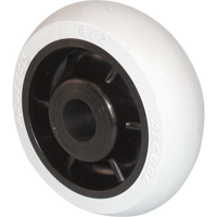 Algood RE6553-A38H-PRO-RB Roulettes robustes EMaxx &agrave; cheville, Fixe, 5" (127 mm), Polyol&eacute;fine, 425 lb (192 kg)