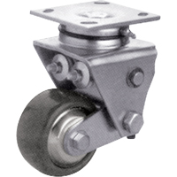 Darcor 31-SL404-PSE Roulette robuste, Pivotant, 4" (101,6 mm), Elastom&egrave;re dur, 900 lb (408 kg)