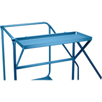 KLETON MH213 Mechanics/Maintenance Rolling Ladder, Steel, 4 Steps, 38" Platform Height