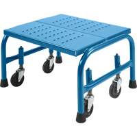 Rolling Step Stand 20 X 16 X 12, 1 Steps, 18" Step Width, 12" Platform Height, Steel MH225 | TENAQUIP