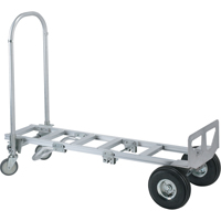 Wesco 220001 Diable transformable &eacute;conomique Spartan Jr., Aluminium, Capacit&eacute; 1000 lb