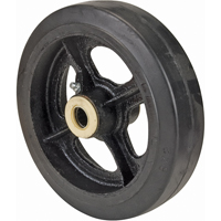 Rubber Wheels, 8" (203 mm) Dia. x 2" (51 mm) W, 600 lbs. (272 kg.) Capacity  MH297 | TENAQUIP