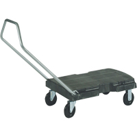Rubbermaid FG440100BLA Triple Trolleys, 32-1/2" L x 20-1/2" W, 500 lbs. Cap., Rubber Wheels