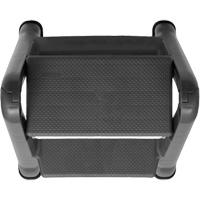 Rubbermaid FG420903CYLND Escabeau repliable, 2 marches, 19-1/2" x 20-1/2" x Hauteur 22-3/4"
