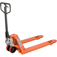 Heavy-Duty Hydraulic Pallet Truck, Steel, 48" L x 27" W, 5500 lbs. Capacity MJ489 | TENAQUIP