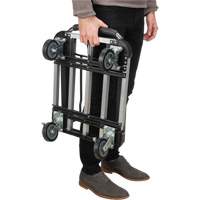 Foldable Platform Trucks, Aluminum, 300 lbs., 28" L x 16" W, 32" High MK990 | TENAQUIP