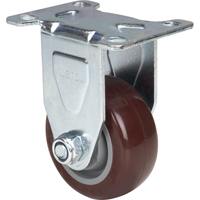 KLETON MP695 Caster, Rigid, 3" (76 mm), Polyurethane, 230 lbs. (104 kg.)