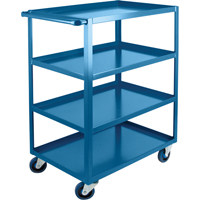 Heavy-Duty Shelf Carts, 4 Tiers, 24" W x 48" H x 48" D, 1200 lbs. Capacity ML094 | TENAQUIP