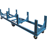 KLETON ML131 Bar Cradle Truck, 120" L x 28" W x 29" H, 5000 lbs. Capacity, Phenolic Wheels