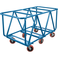 Chariot à plateforme pour matériaux de construction, 60" x 30" x 33", Capacité 2500 lb ML141 | TENAQUIP