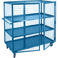 Wire Mesh Truck, 3 Tiers, 51" L x 26" W x 62.5" H, 1200 lbs. Cap. ML251 | TENAQUIP