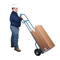 KLETON ML322 Deluxe Hi-Boy Hand Truck, P-Handle Handle, Steel, 72" Height, 700 lbs. Capacity