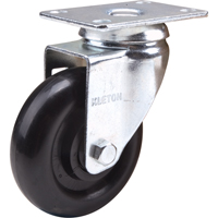 KLETON ML393 Roulette, Pivotant, 4" (101,6 mm), Polyol&eacute;fine, 250 lb (113 kg)