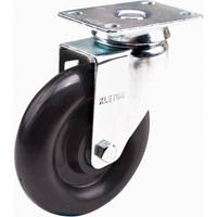 KLETON ML395 Roulette, Pivotant, 5" (127 mm), Polyol&eacute;fine, 250 lb (113 kg)