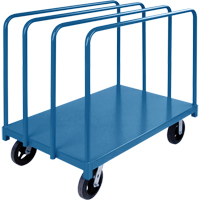 Chariot robuste pour transport de panneaux avec rails à palier unique, 60" x 30" x 45", Capacité 2000 lb ML551 | TENAQUIP