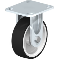 Blickle BKS-POTH 125KA-14 Roulettes robustes sans cheville, Fixe, 5" (127 mm), Polyur&eacute;thane thermoplastique, 770 lb (349 kg)