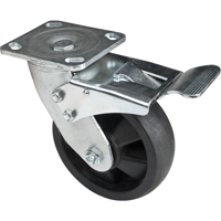KLETON ML863 Hi-Temp Caster, Swivel with Brake, 6" (152.4 mm), Nylon, 880 lbs. (399 kg.)