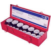 JET 601405 SS3417 Jeux de douilles &agrave; 12 pans, Prise de 3/4"