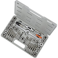 JET 530106 TD40H SAE HSS Tap & Alloy Die Set, 40 Pieces