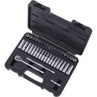 JET 020113 ISK-1440SM Jeu de douilles SAE/m&eacute;triques, 40 Mcx, Prise de 1/4", Profond