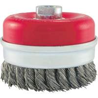 JET 553652 Knot Banded Cup Brush, 4" Dia. x 5/8"-11 Arbor