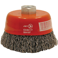 JET 554107 Brosse boisseau NC &agrave; fils cr&ecirc;p&eacute;s haute performance de premi&egrave;re qualit&eacute; CC3511T
