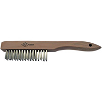 ITC 026504 Brosse &agrave; r&eacute;curer, Acier inoxydable, 4 x 16 rangs de fils