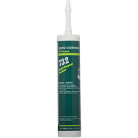 Dow Corning 732-WH-CART Dowsil 732 Multi-Purpose Silicone Sealant, 300 ml, Cartridge, White