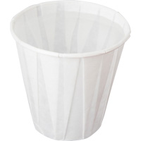  MMT414 Pleated Cup, Paper, 5 oz., White