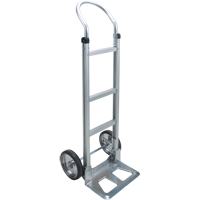KLETON MN024 Knocked Down Hand Truck, Continuous Handle, Aluminum, 49-5/8" Height, 500 lbs. Capacity