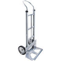 KLETON MN025 Knocked Down Hand Truck, Continuous Handle, Aluminum, 49-5/8" Height, 500 lbs. Capacity