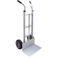 KLETON MN032 Knocked Down Hand Truck, Dual Handle, Aluminum, 50-5/8" Height, 500 lbs. Capacity