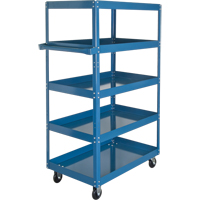 KLETON MN158 Chariots &agrave; tablette, 5 Tiers, 18" la x 61" h x 30" p, Capacit&eacute; 900 lb